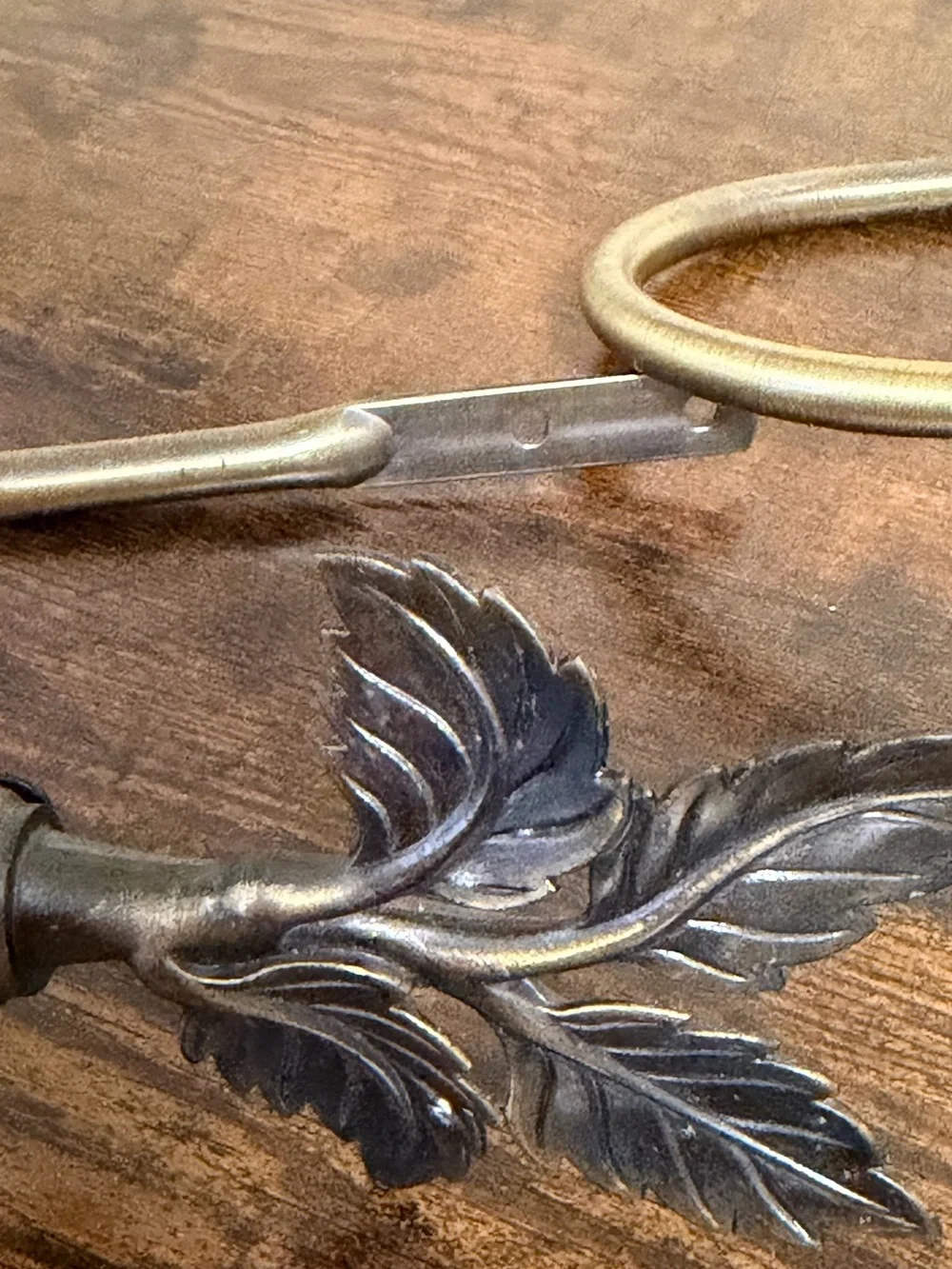 Vintage Brass Plated Curtain Tie Backs